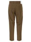 Pt Torino Stretch Cotton Tailored Trousers