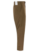 Pt Torino Stretch Cotton Tailored Trousers