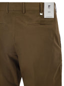 Pt Torino Stretch Cotton Tailored Trousers