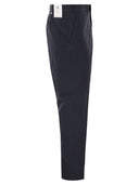 Pt Torino Stretch Cotton Tailored Trousers