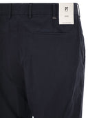 Pt Torino Stretch Cotton Tailored Trousers