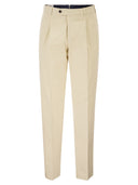 Pt Torino Stretch Cotton Tailored Trousers