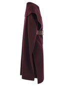 Elisabetta Franchi Double Wool Cloth Cape