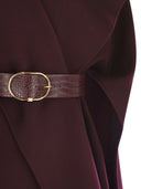 Elisabetta Franchi Double Wool Cloth Cape