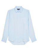Vilebrequin Plain Linen Shirt With Chest Pocket