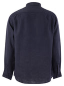 Koszula lniana Vilebrequin z długim rękawem