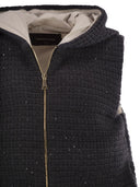 Fabiana Filippi Knitted Vest With Hood