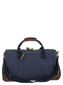 Mc2 Saint Barth Canvas Weekend Duffle Bag With Leather Effect Details