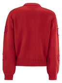 Mc2 Saint Barth Danya Sweater With Heart Pattern