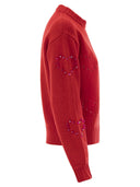 Mc2 Saint Barth Danya Sweater With Heart Pattern