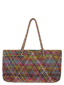 Dragon Octo Woven Leather Bag