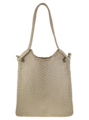 Dragon Minga Tote Woven Leather Bag