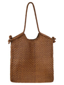 Dragon Minga Tote Woven Leather Bag