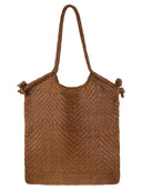 Dragon Minga Tote Woven Leather Bag