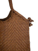 Dragon Minga Tote Woven Leather Bag
