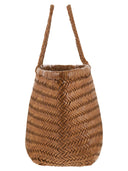 Dragon Triple Jump Big Woven Leather Bag