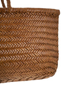 Dragon Triple Jump Big Woven Leather Bag