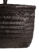 Dragon Triple Jump Big Woven Leather Bag
