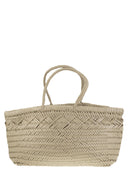 Dragon Triple Jump Big Woven Leather Bag