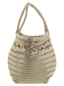 Dragon Triple Jump Big Woven Leather Bag