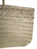 Dragon Triple Jump Big Woven Leather Bag