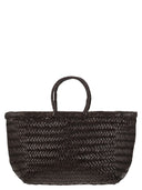 Dragon Triple Jump Small Woven Leather Bag