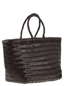 Dragon Triple Jump Small Woven Leather Bag