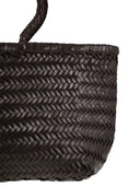 Dragon Triple Jump Small Woven Leather Bag