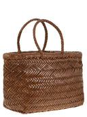 Dragon Dreisprung kleiner gewebter Ledertasche