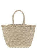 Dragon Grace Basket Small Woven Leather Bag