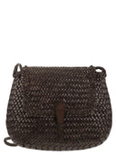 Dragon Medium City Bag Woven Leather Bag