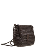 Dragon Medium City Bag Woven Leather Bag