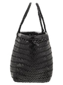 Dragon Triple Jump Small Woven Leather Bag