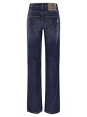 Dondup Jacklyn Wide Leg Stretch Denim Jeans