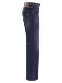Dondup Jacklyn Wide Leg Stretch Denim Jeans