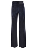 Dondup Amber Five Pocket Wide Leg Jeans