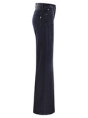 Dondup Amber Five Pocket Wide Leg Jeans