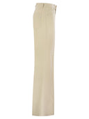 Dondup Amber Five Pocket Wide Leg Trousers