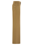 Dondup Amber Five Pocket Wide Leg Trousers