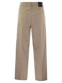 Dondup Tami 5 Pocket Wide Leg Trousers