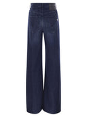 Dondup Beatrix Five Pocket Wide Leg Jeans