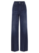 Dondup Beatrix Five Pocket Wide Leg Jeans
