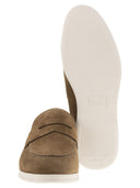 Doucal's Penny Suede Moccasin