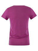 T-shirt de cou d'équipage majestueux en lin et manches courtes