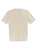 Majestic Linen Crew Neck T Shirt