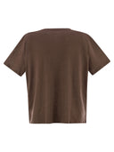 Majestic Linen Crew Neck T Shirt