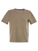 Majestic Linen Crew Neck T Shirt