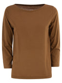 Majestätisches T -Shirt mit 3/4 -Ärmeln