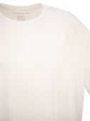 Majestic Stretch Viscose T Shirt With Round Neckline