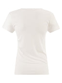 Majestic Stretch Viscose T Shirt With V Neck